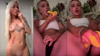 sashacolee naked pussy & dildo fuck