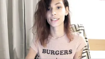 evaella  dirty slim brunette show her pussy