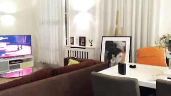 CrazyM slender chick jerks off