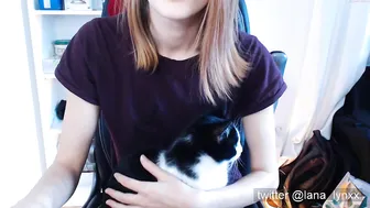 miss_lana White-haired Shmara posing in lingerie