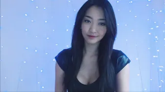 MissReinaT Cute passion gently caresses boobs