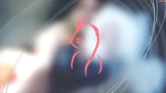 Lucy Cat in black stockings jerks off