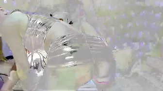 Angelella Cute blonde fucks herself with a phallus