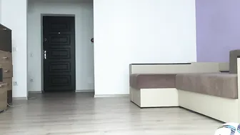 AniButler slut brunette massages milking