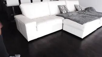 Alexis Zara Blonde Passion caresses shaved pussy