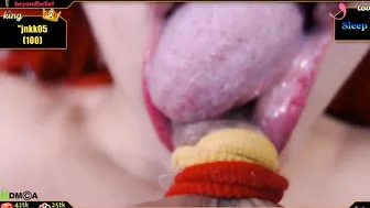 aedanjustine shy young lady fucks her pussy with sex toy