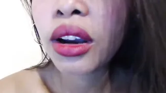 little_asian_slut big breasted bitch posing in lingerie