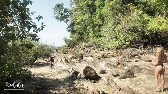 Leolulu exquisite slut fucks himself dildo