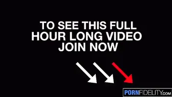 Riley Reid sexy brown hair caresses shaved holes