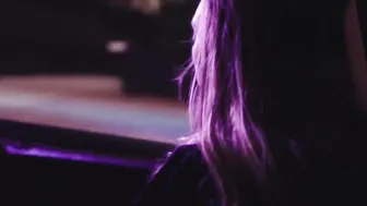 Haley hot babe gently jerks pussy