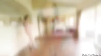 amy anderssen big breasted slut caresses shaved pussy