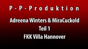 Adreena Winters und Mira Cuckold 1  cam girl  masturbates shaved vagina