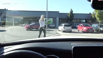 Lara-Cumkitten cute bitch gently fingering pussy