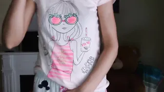 mollylittleshy crazy doll masturbates shaved pussy