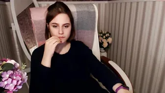 coyeva cute schoolgirl fucks pussy with phallus