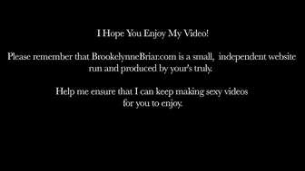 Brookelynne Briars manyvids sweet little thing shows huge tits