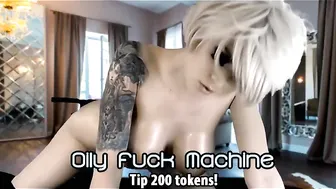 AnnaMolli manyvids blonde female made  private  with a toy