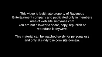 Sindy Rose young babe fucks sex toy