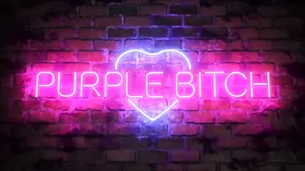 Purple_Bitch crazy bitch banging with two toys