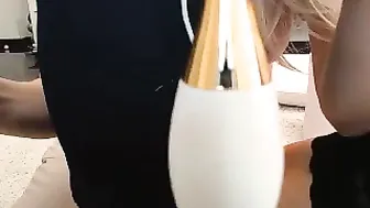 smart_cat gorgeous girl dancing bright striptease