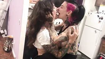 BTS LegalPorno gorgeous bitch strips and jerks off