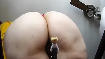 Mistress Stormy  chick with slack tits dancing in front of the camera