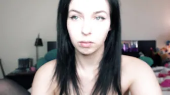 Dawn Willow  shows how deep a toy can be in your mouth