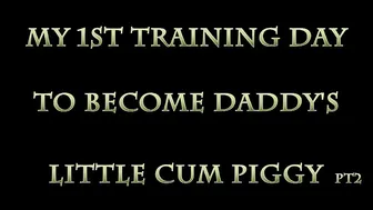Daizha Morgann  manyvids- My First Training to Become Dayys Little Cum Piggy (pt 2)