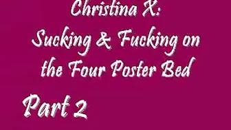 Christina X Huge Cum with Hitachi Wand and cock