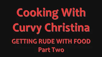 Christina X Busty Milf Kitchen Striptease 2