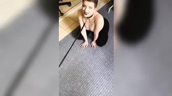 pupnpet being walked on a leash and face fucked