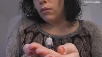 NATALIE WONDER  _Giantess Daughter Humiliates Shrunken Dad