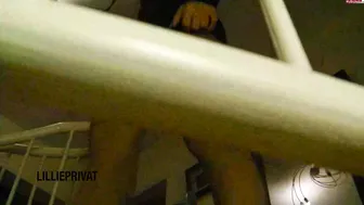 mydirtyhobby LilliePrivat Fotzenwalk auf der Treppe