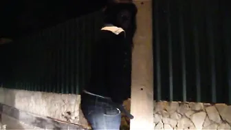 mydirtyhobby African-flower Public! Quicki am Laternenpfosten