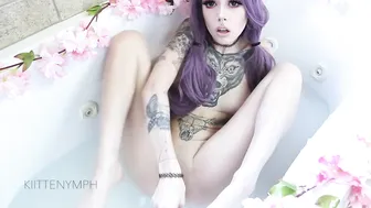 kiittenymph bath cum glitter oil tit ass worship2 720p