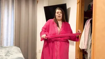 chloe bbw spring clothes try on 720p