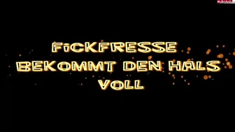 dirty-steffi - Fickfresse - bekommt den Hals voll