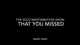 Kailey Ketchum _Squirt Marathon Show