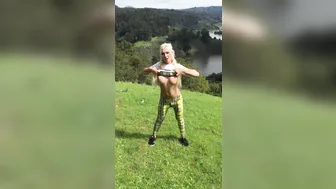 Aubrey Kate onlyfans Gettin' naughty in the forest on the lake 2019-03-16