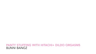 Bunni Bangz Stuffing Panties In My Tight Wet Cunt