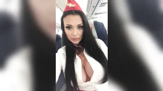 Aletta Ocean onlyfans [0232152] Showing my boobs on the plane(backstage) [2017 05 18]