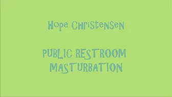 hope penetration public restroom lactating bbc milking