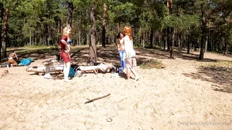Valter Karo Onlyfans Cute Girl Katty West and two girls have sex on the beach - outdoor fuck!