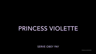 PRINCESS VIOLETTE ????@VIOLETTE onlyfans 06.04.2020 1 just feet clip exclusively here.