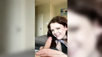 fiery cassie 03.06.2020 44615045 Dick sucking on couch