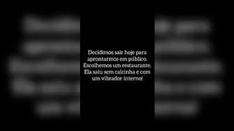 kazakiluana 04 07 2020 75793743 Levei a Luana com um vibrador interno pro restaurante