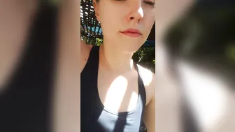 ellanovaxxx 29 05 2017 426383 Sweaty post work body tour on my back porch