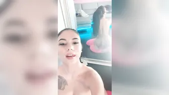 adrianabella 04 11 2019 13494577 Little white bikini And a sexy little video to match