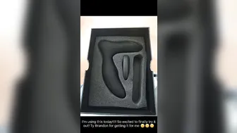 kayleighcoxx84 fucking around with a new toy