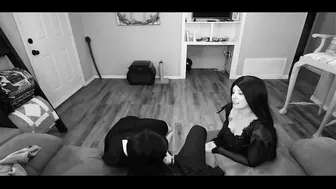 janecane 25.10.2018 Watch me as both Wednesday Morticia in a (1)